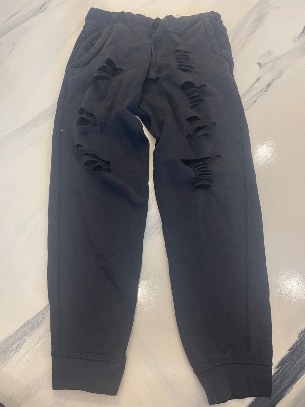 Carmar Black Pull-On Sweatpants